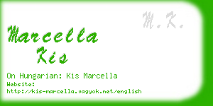 marcella kis business card